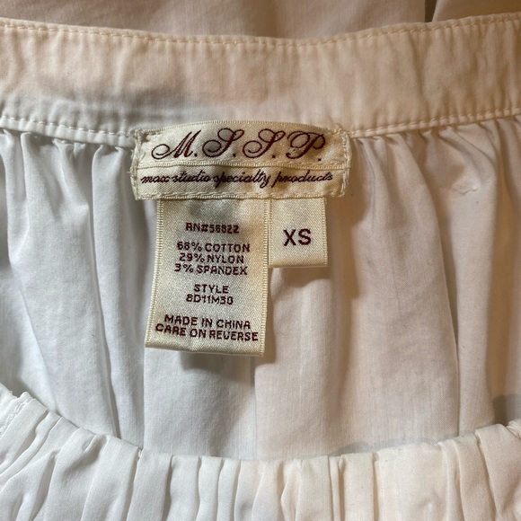 Max Studio Ruched Peplum Blouse - Picture 5 of 5